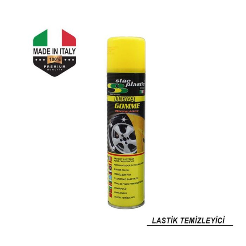 STAC P. İTALYAN LASTİK PARLATICI 400ML SPREY