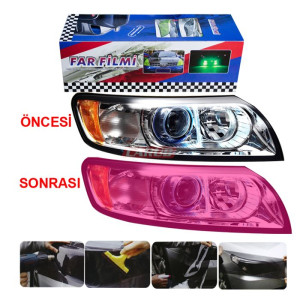 FAR-STOP FİLMİ 30CMX10M PEMBE