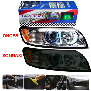FAR-STOP FİLMİ 30CMX10M SİYAH