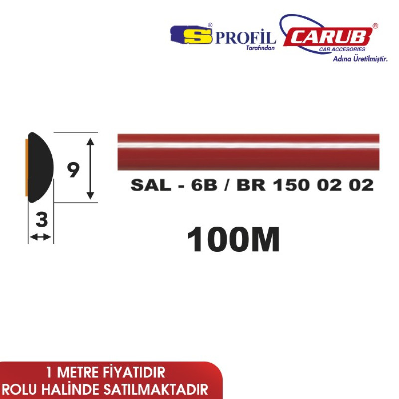 ÇITA SAL 6-B 9mmX100m KIRMIZI