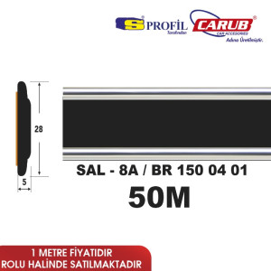 ÇITA SAL 8A 28mmx50M SİYAH-KROM