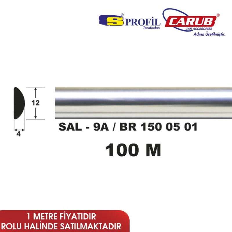 Çıta SAL 9A 12mmx100M Krom