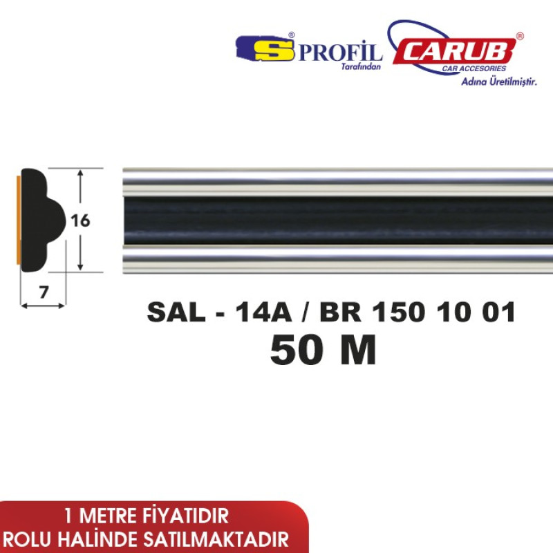 ÇITA SAL 14A 16mmX50m 131 SİYAH KROM