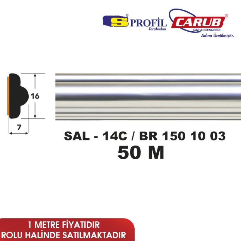 Çıta SAL 14C 16mmx50M 131 KROM