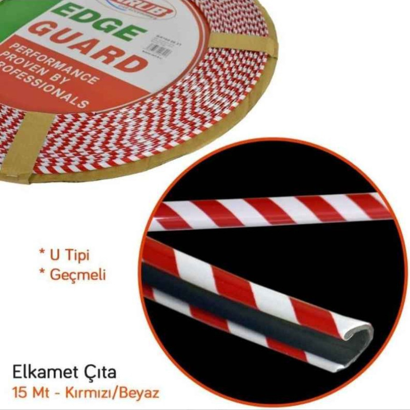 ERKAMET ÇITA KIRMIZI BEYAZ 15M