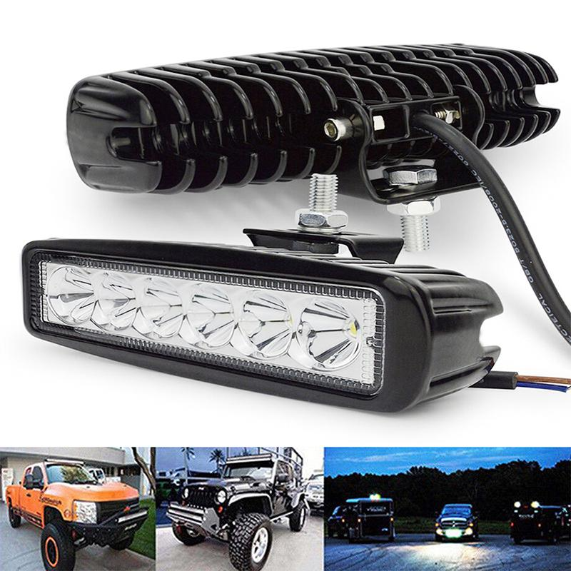 OFF-ROAD ÇALIŞMA LAMBA 10-30V 18W 6 LED BEYAZ