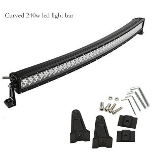 OFF-ROAD 240W LED IŞIK BAR ÇİFT SIRA 112 CM KAVİSLİ