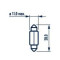 AMPUL SOFİT 31mm 12V 10W JAPON NARVA