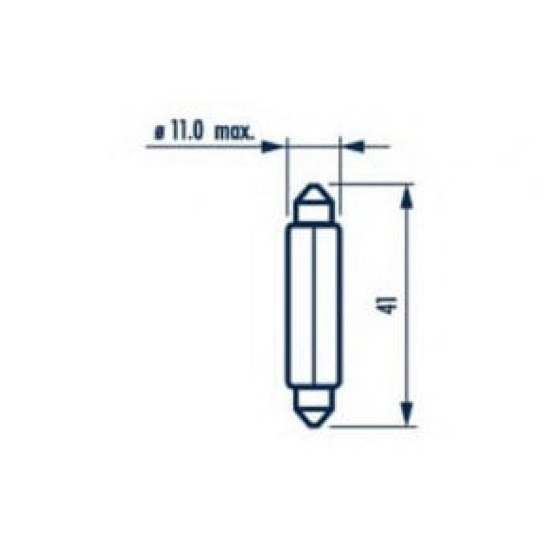 NARVA 17327 AMPUL SOFİT 10W 24V