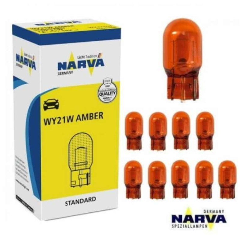 NARVA 17629 T20 93 1141 21W SİNYAL DİPSİZ TURUNCU AMPUL 12V