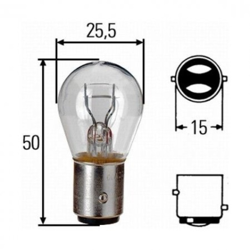 NARVA 17925 AMPUL ŞAŞI TIRNAK 21/5W 24V
