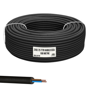 AKSAN 2x0,75 TTR KORDON KABLOSU 100MT