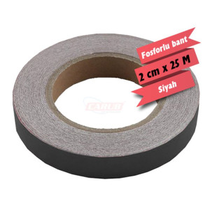 FOSFORLU BANT 2CMX25M SİYAH