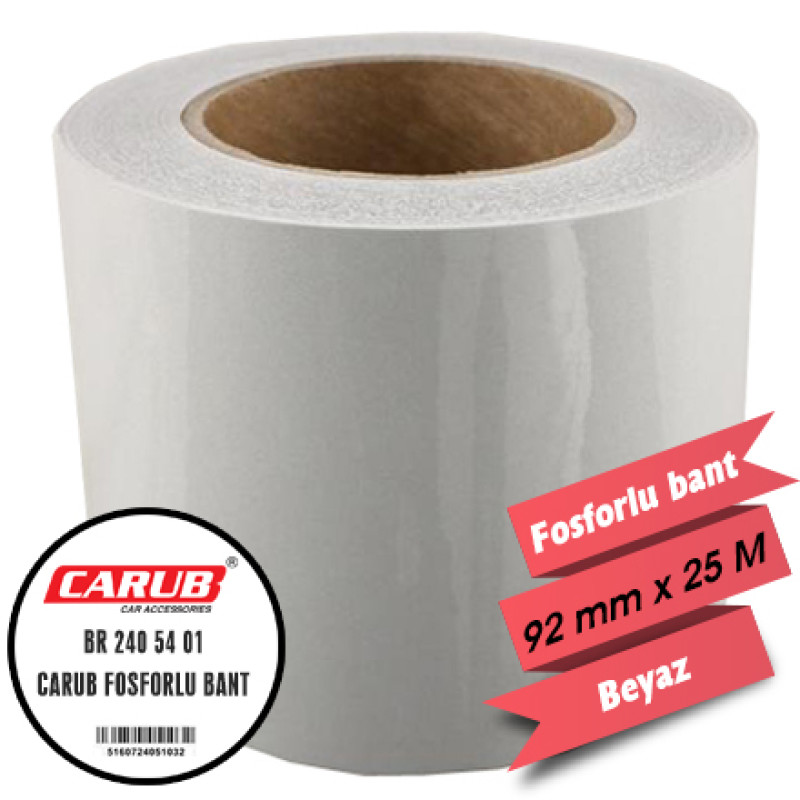 FOSFORLU BANT 9.2cmx25M BEYAZ