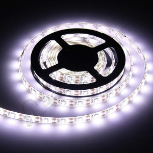 ŞERİT LED 5050 (ÜÇ ÇİPLİ) SİLİKONLU 5MT BEYAZ 12V