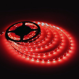 ŞERİT LED 3528 (TEK ÇİPLİ) SİLİKONLU 5M KIRMIZI 12V