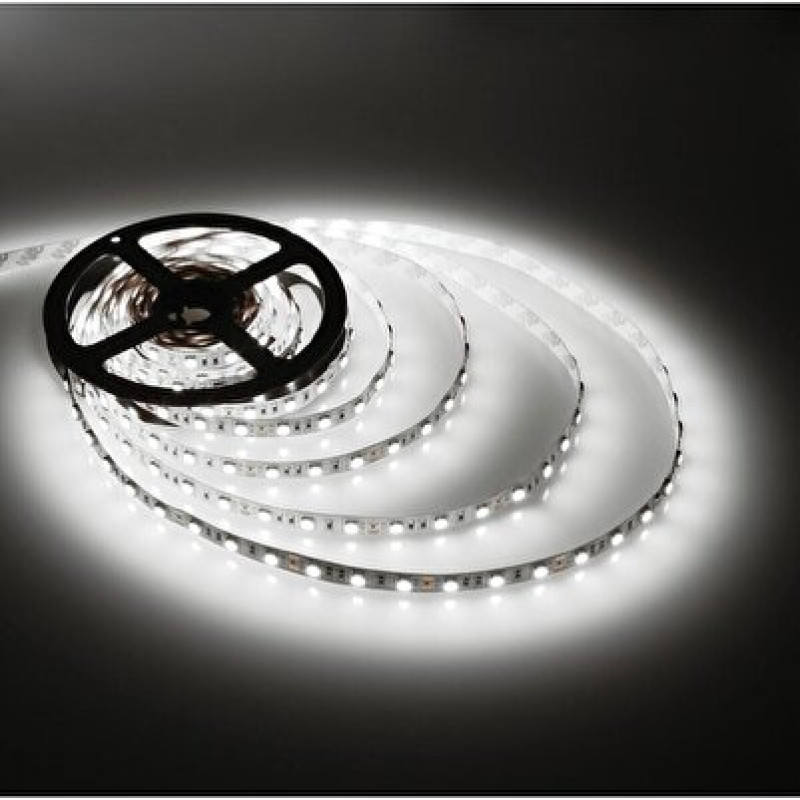 ŞERİT LED 3528 (TEK ÇİPLİ) SİLİKONLU 5M BEYAZ 12V