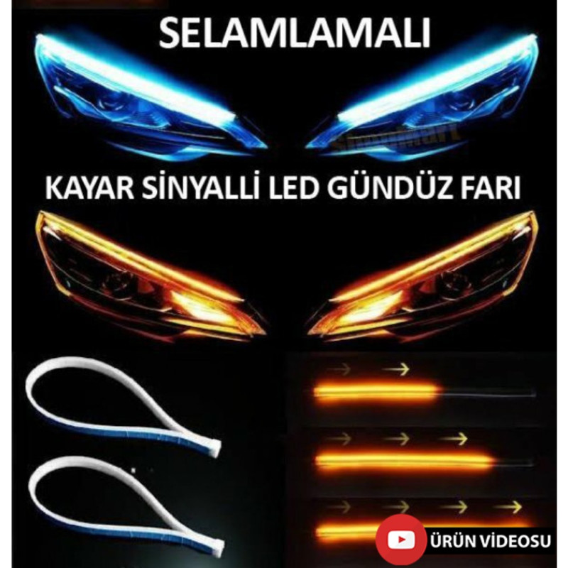 FAR ÜSTÜ KAYAR LED SELAMLAMALI CANBUS 12V