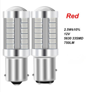 93 TEK DUY LED AMPUL MERCEKLİ 33 SMD KIRMIZI 12V