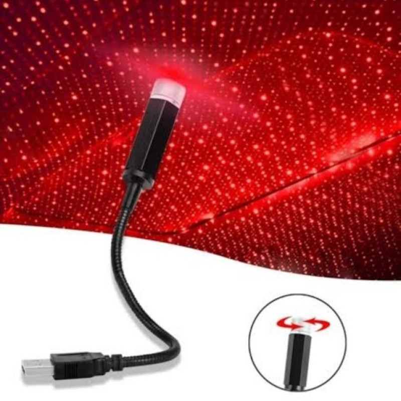 ARAÇ İÇİ USB BUFFER LED IŞIK KIRMIZI 12V