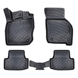 RİZLİNE AUDİ A3 2020 SONRASI SİYAH 3D HAVUZLU PASPAS