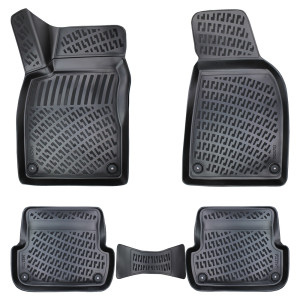 RİZLİNE AUDİ A4 B6 2001-2006 SİYAH 3D HAVUZLU PASPAS