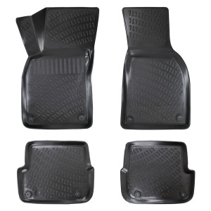 RİZLİNE AUDİ A4 B7 2004-2008 SİYAH 3D HAVUZLU PASPAS