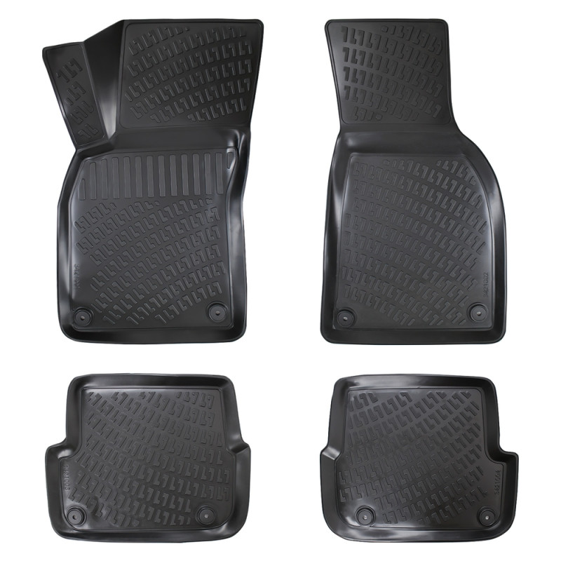 RİZLİNE AUDİ A4 B7 2004-2008 SİYAH 3D HAVUZLU PASPAS