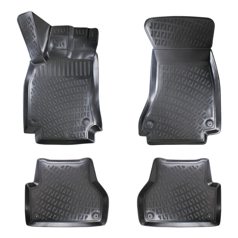 RİZLİNE AUDİ A4 B8 2008-2016 SİYAH 3D HAVUZLU PASPAS