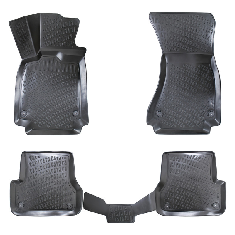 RİZLİNE AUDİ A6 C7 2011-2014 SİYAH 3D HAVUZLU PASPAS