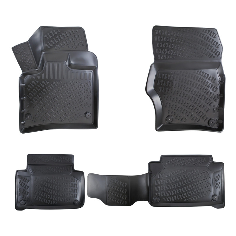 RİZLİNE AUDİ Q7 2006-2015 SİYAH 3D HAVUZLU PASPAS