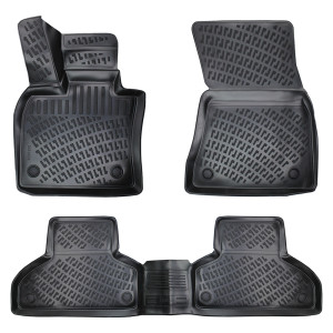 RİZLİNE BMW X5 F15 2013-2018 SİYAH 3D HAVUZLU PASPAS