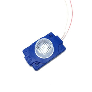 TEKLİ 1,5 WATT POWER MERCEKLİ MODÜL LED (MANDA GÖZÜ) MAVİ 24V