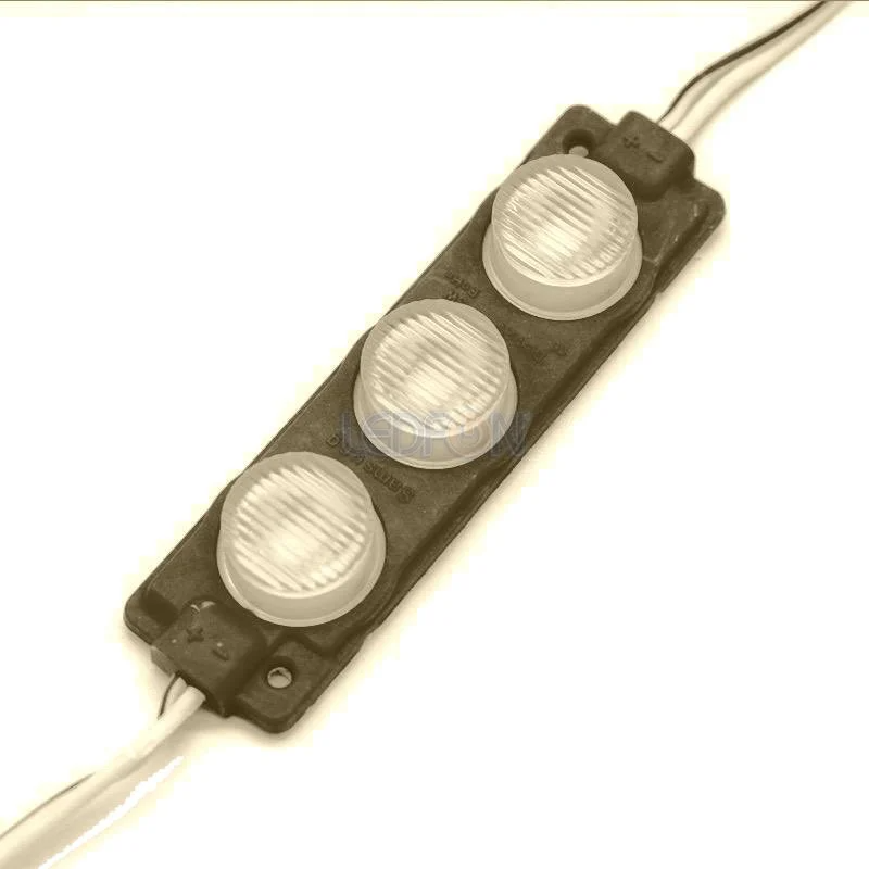 ÜÇLÜ 3 WATT POWER MERCEKLİ MODÜL LED YEŞİL 12V