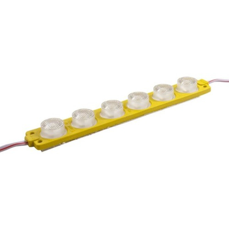 ALTILI (6LI) 6 WATT POWER MERCEKLİ MODÜL LED SARI 12V