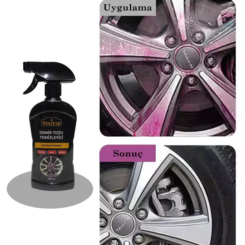 WOLFPAR DEMİR TOZU YENİLEYİCİ (IRON DUST CLEANER) 500ML