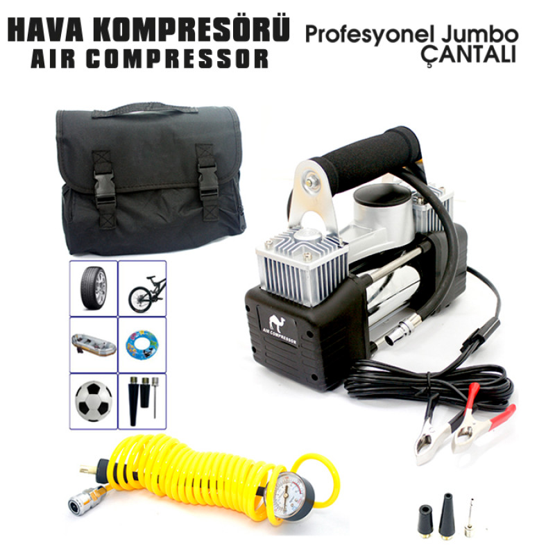 HAVA KOMPRESÖRÜ JUMBO ÇİFT PİSTON PROFESYONEL