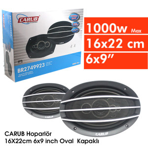 HOPARLÖR OVAL 16x22CM 6x9" KAPAKLI (CARUB)