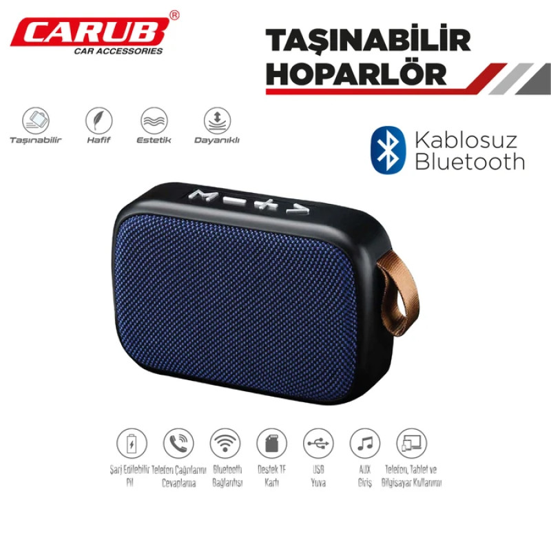 TAŞINABİLİR KABLOSUZ BLUETOOTH HOPARLÖR