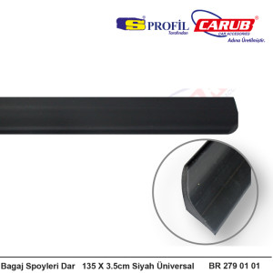 BAGAJ ÇITASI DAR 135x3.5cm SİYAH UNIVERSAL