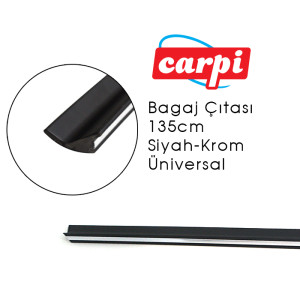 BAGAJ ÇITASI 135cm SİYAH-KROM UNIVERSAL
