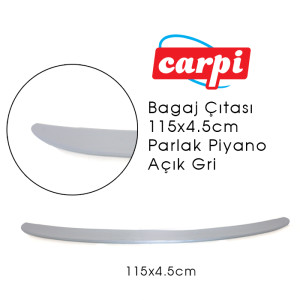 BAGAJ ÇITASI 115X4.5CM PARLAK PİYANO GRİ