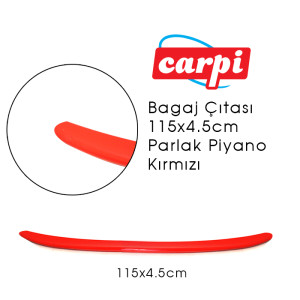 BAGAJ ÇITASI 115x4.5cm PARLAK PİYANO KIRMIZI