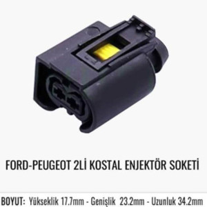 FORD-PEUGEOT 2Lİ KOSTAL ENJEKTÖR SOKETİ