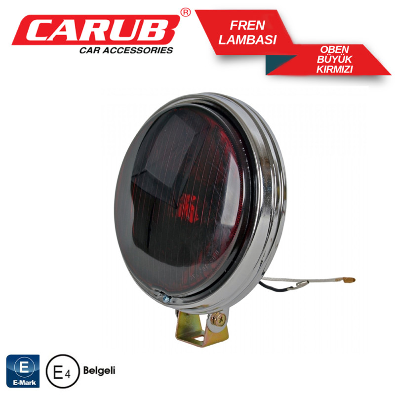 FREN LAMBASI OBEN YUVARLAK BÜYÜK KIRMIZI KROM
