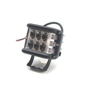 OFF-ROAD ÇALIŞMA LAMBASI KARE SARI BEYAZ ÇAKAR FONKSİYONLU METAL 10-30V