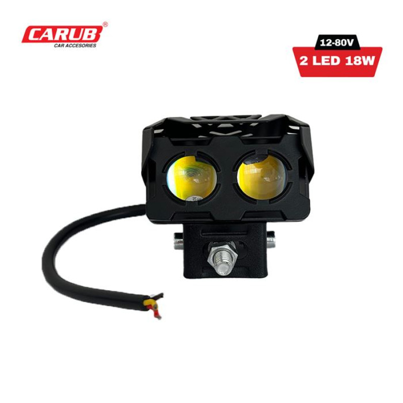 OFF-ROAD 2 LED SARI BEYAZ 18W 7x4CM 12-80V
