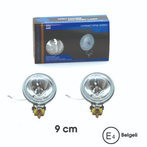 SİS LAMBASI 9CM OBEN YUVARLAK METAL BEYAZ 12V