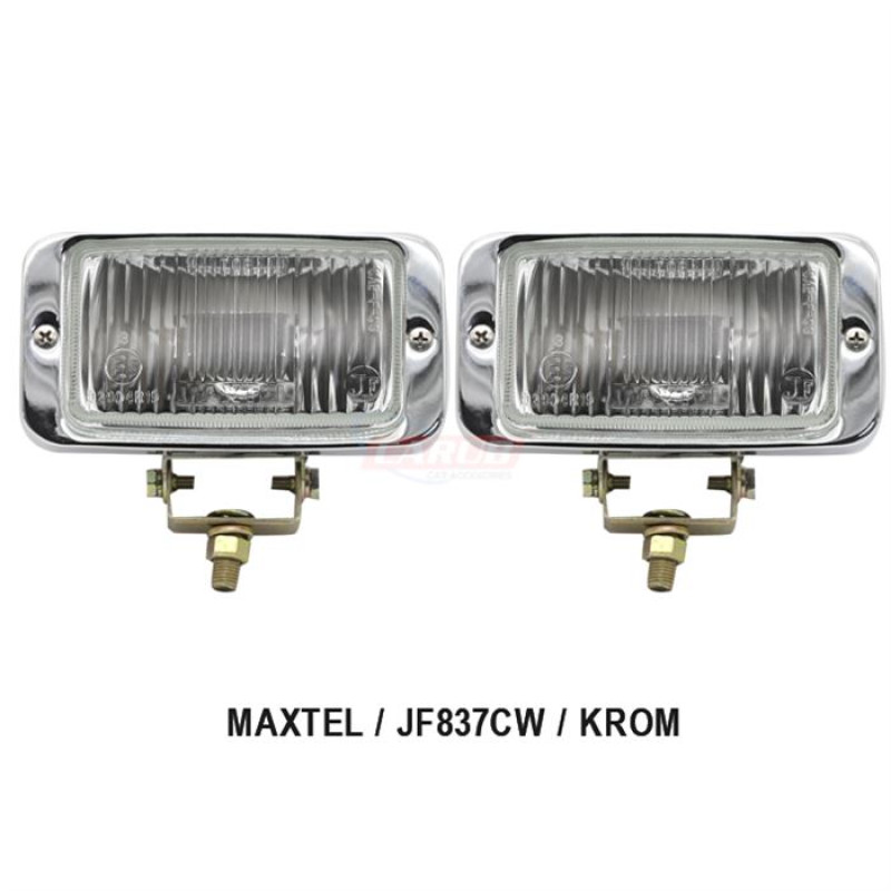 MAXTEL SİS LAMBASI 12V 146X77MM KROM BEYAZ