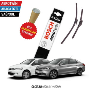 BOSCH CAM SİLECEĞİ A116S AEROTWİN CLİO III
